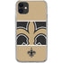 NFL New Orleans Saints Zone Block iPhone 11 Clear Case