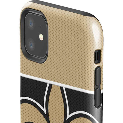 NFL New Orleans Saints Zone Block iPhone 11 Impact Case
