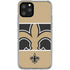 NFL New Orleans Saints Zone Block iPhone 11 Pro Clear Case