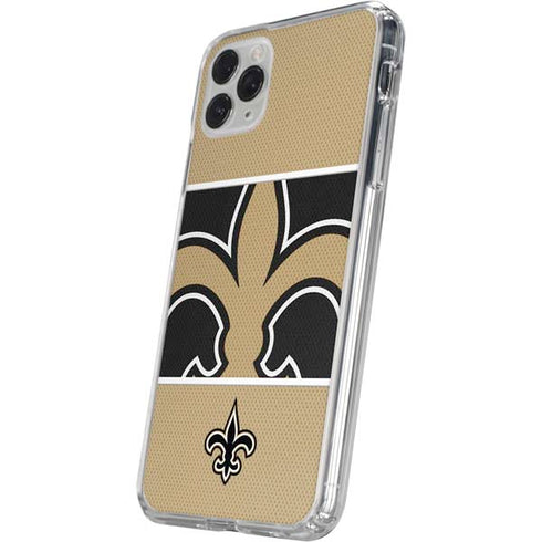 NFL New Orleans Saints Zone Block iPhone 11 Pro Clear Case