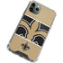 NFL New Orleans Saints Zone Block iPhone 11 Pro Max Clear Case