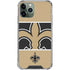 NFL New Orleans Saints Zone Block iPhone 11 Pro Max Clear Case