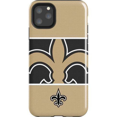 NFL New Orleans Saints Zone Block iPhone 11 Pro Max Impact Case