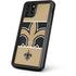 NFL New Orleans Saints Zone Block iPhone 11 Pro Waterproof Case