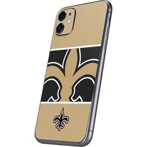 NFL New Orleans Saints Zone Block iPhone 11 Skin