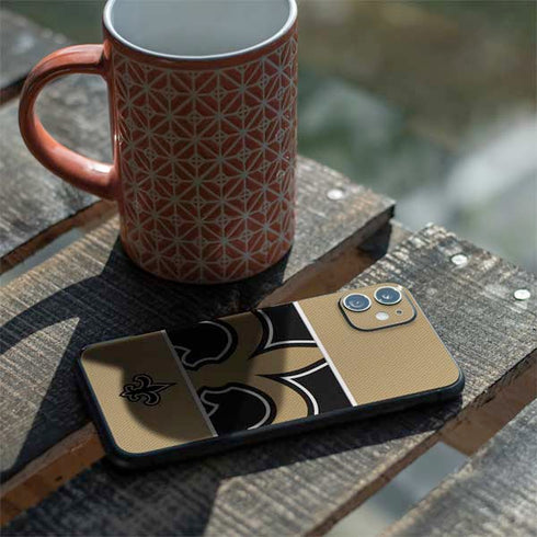 NFL New Orleans Saints Zone Block iPhone 11 Skin
