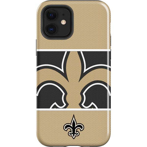 NFL New Orleans Saints Zone Block iPhone 12 Impact Case