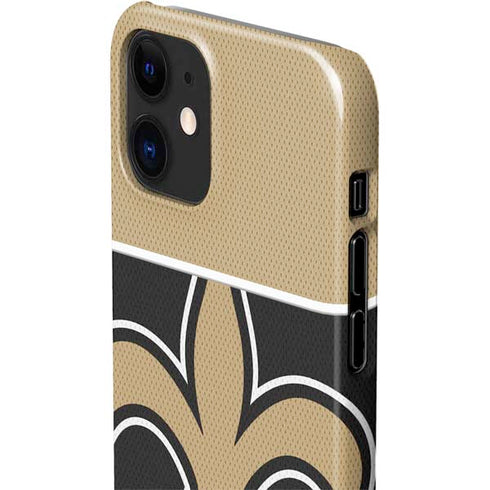 NFL New Orleans Saints Zone Block iPhone 12 Mini Lite Case