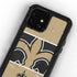 NFL New Orleans Saints Zone Block iPhone 12 Mini Waterproof Case