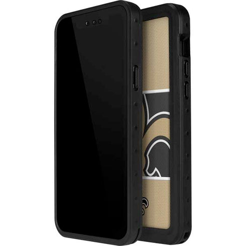 NFL New Orleans Saints Zone Block iPhone 12 Pro Waterproof Case