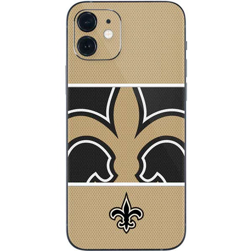 NFL New Orleans Saints Zone Block iPhone 12 Skin