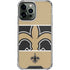 NFL New Orleans Saints Zone Block iPhone 13 Pro Max Clear Case
