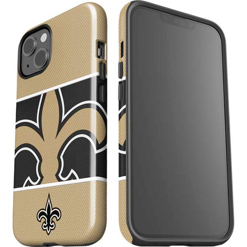 NFL New Orleans Saints Zone Block iPhone 15 Impact Case