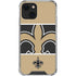 NFL New Orleans Saints Zone Block iPhone 15 Plus Clear Case