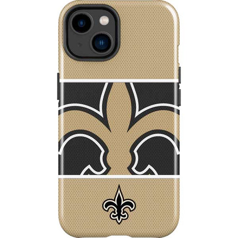 NFL New Orleans Saints Zone Block iPhone 15 Plus Impact Case