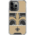 NFL New Orleans Saints Zone Block iPhone 15 Pro Clear Case