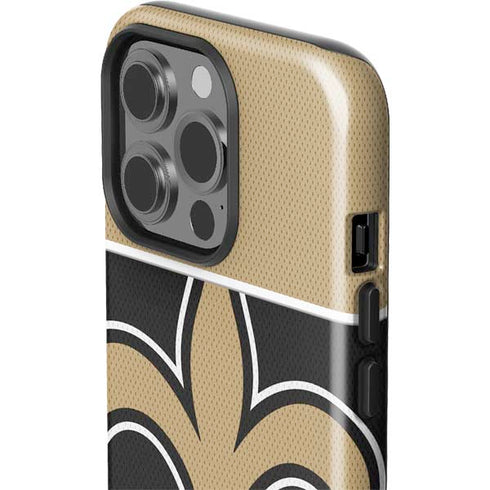 NFL New Orleans Saints Zone Block iPhone 15 Pro Impact Case