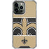 NFL New Orleans Saints Zone Block iPhone 14 Pro Max Clear Case