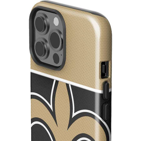 NFL New Orleans Saints Zone Block iPhone 15 Pro Max Impact Case
