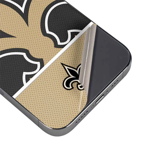 NFL New Orleans Saints Zone Block iPhone 14 Pro Max Skin
