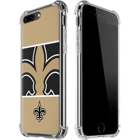 NFL New Orleans Saints Zone Block iPhone 7/8 Plus Clear Case
