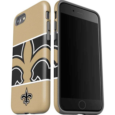 NFL New Orleans Saints Zone Block iPhone SE (2nd & 3rd Gen) Pro Case