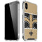 NFL New Orleans Saints Zone Block iPhone X/XS Clear Case