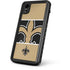 NFL New Orleans Saints Zone Block iPhone XR Waterproof Case