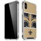 NFL New Orleans Saints Zone Block iPhone XS Max Clear Case