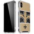 NFL New Orleans Saints Zone Block iPhone XS Max Clear Case