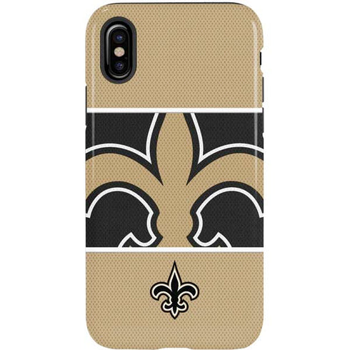 NFL New Orleans Saints Zone Block iPhone XS Pro Case