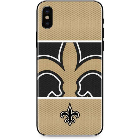 NFL New Orleans Saints Zone Block iPhone XS Skin