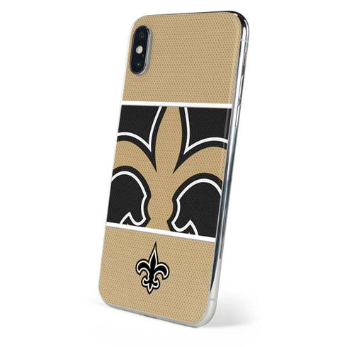 NFL New Orleans Saints Zone Block iPhone XS Skin