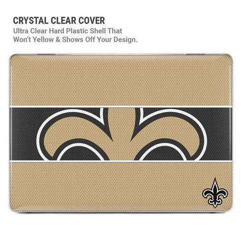 NFL New Orleans Saints Zone Block MacBook Air 15in (2023-2025) Case plus Skin