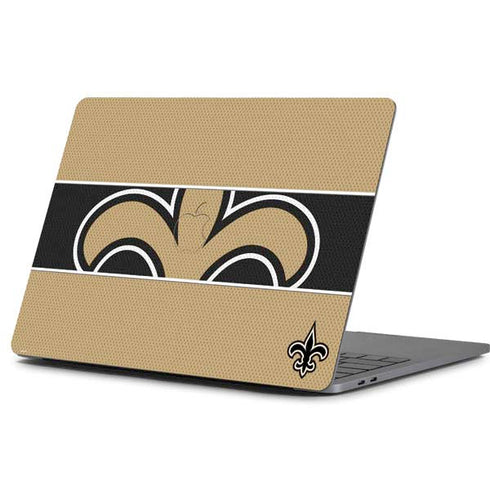 NFL New Orleans Saints Zone Block Apple MacBook Pro 13-inch Skin