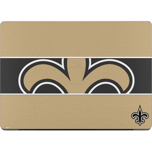 NFL New Orleans Saints Zone Block MacBook Pro 14in (2021-24) Skin