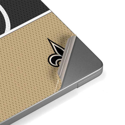 NFL New Orleans Saints Zone Block MacBook Pro 14in (2021-24) Skin