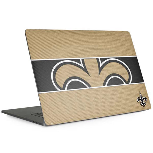 NFL New Orleans Saints Zone Block Apple MacBook Pro 15-inch Skin