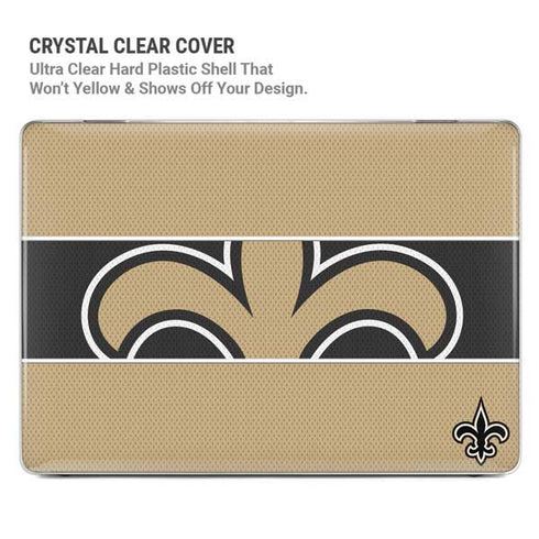 NFL New Orleans Saints Zone Block MacBook Pro 16in (2021-25) Case plus Skin