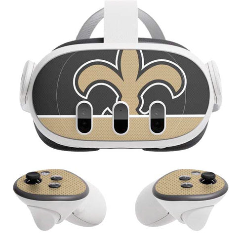 NFL New Orleans Saints Zone Block Meta Quest 3 Skin