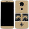NFL New Orleans Saints Zone Block Moto E5 Plus Skin