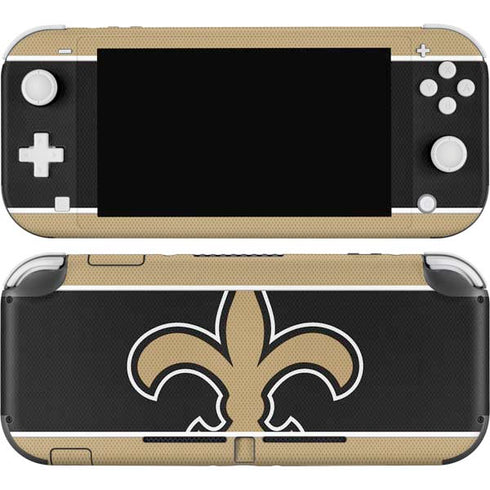 NFL New Orleans Saints Zone Block Nintendo Switch Lite Skin