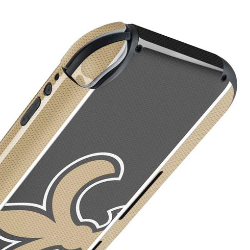 NFL New Orleans Saints Zone Block Nintendo Switch Lite Skin