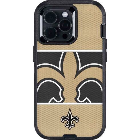 NFL New Orleans Saints Zone Block Otterbox Defender iPhone Skin