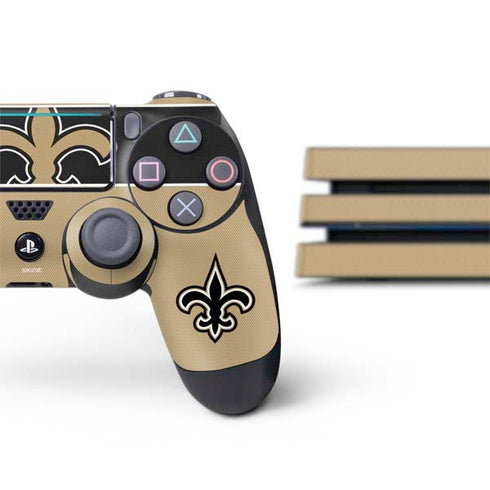 NFL New Orleans Saints Zone Block PS4 Pro Bundle Skin