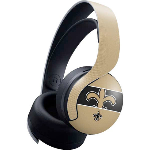 NFL New Orleans Saints Zone Block PULSE 3D Wireless Headset for PS5 Skin