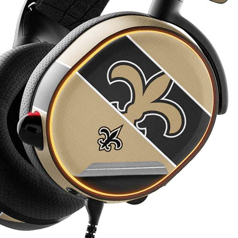 NFL New Orleans Saints Zone Block SteelSeries Arctis 3 Skin