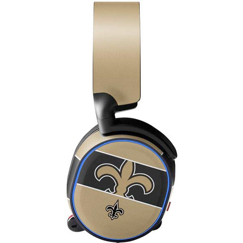 NFL New Orleans Saints Zone Block SteelSeries Arctis 5 Skin