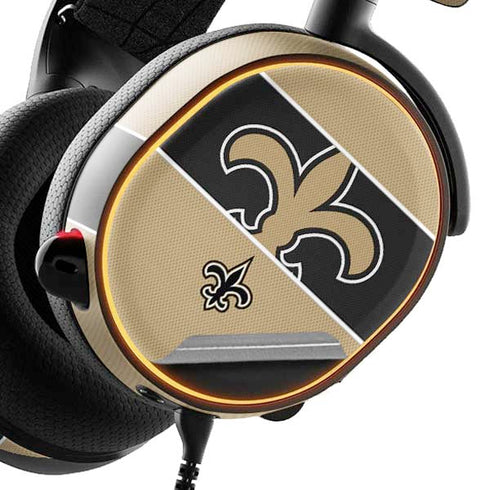 NFL New Orleans Saints Zone Block SteelSeries Arctis 5 Skin