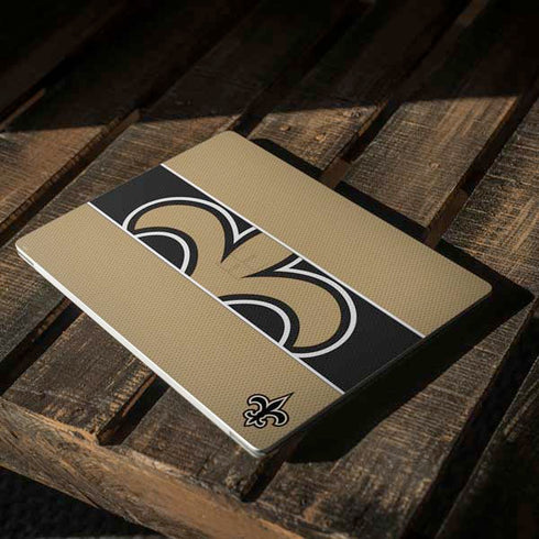 NFL New Orleans Saints Zone Block Surface Laptop 2 Skin